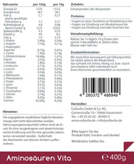 Bio Aminosäuren Vita (natürliche Aminosäuren & Proteine) 400g Vorratsbeutel - VITALOVE - Naturprodukte