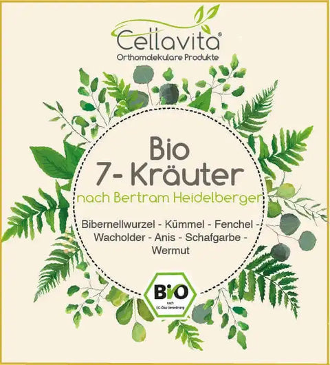 BIO 7-Kräuter Pulver (nach Bertram Heidelberger Originalrezeptur) - VITALOVE - Naturprodukte