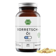 Bio Borretschöl 180 Kapseln - VITALOVE - Naturprodukte