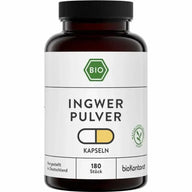 Bio Ingwer 180 Kapseln - VITALOVE - Naturprodukte