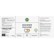 Bio Ingwer 180 Kapseln - VITALOVE - Naturprodukte