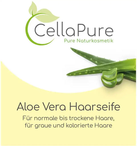 CellaPure Aloe Vera Haarseife - VITALOVE - Naturprodukte