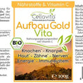 Bio Aufbau-Gold Vita - Knochen Haut Zähne mit Gerstengras und Acerola-Kirsche - VITALOVE - Naturprodukte