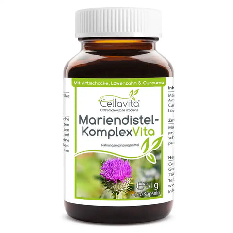 Mariendistel Komplex - 120 Kapseln (Vita) - VITALOVE - Naturprodukte
