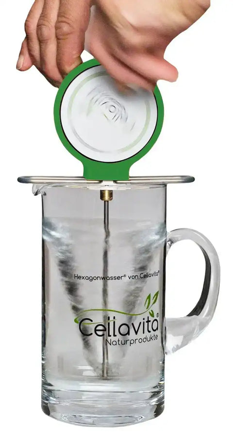 Hexagonwasser®-Wirbler Set (Hand)