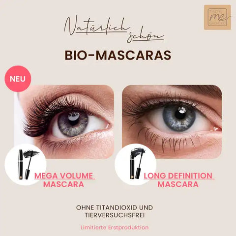 Mascara biologico "Mega Volume Mascara" per ciglia extra voluminose | Mascara | Cosmetici naturali