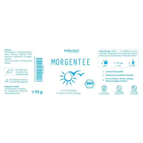 Bio Morgentee - VITALOVE - Naturprodukte