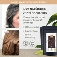 Profi-Pflanzenhaarfarbe SET warmes Marokko-Braun "warm marocco brown"