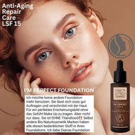 BIO-Foundation Serum I´M PERFECT 5in1 LSF15 - 30ml (ohne Titandioxid) - VITALOVE - Naturprodukte