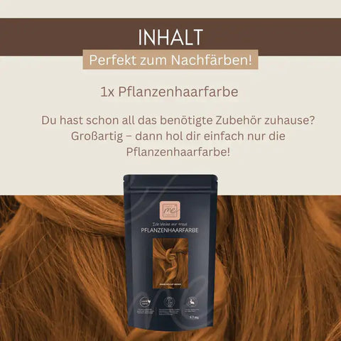 Professional Plant Hair Colour SET Warm Nougat Brown