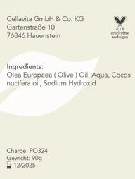 CellaPure Pure Olivenöl-Seife - VITALOVE - Naturprodukte