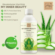 Bio Aloe Vera Saft „My Inner Beauty“ – präbiotischer Vital-Drink | 500 ml