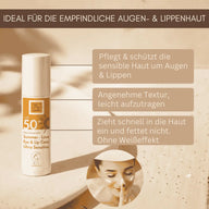 Sonnenschutz für Augen und Lippen LSF 50+ bei empfindlicher Haut