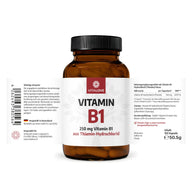 Vitamin B1 Kapseln (Thiamin HCl) – 150 Kapseln