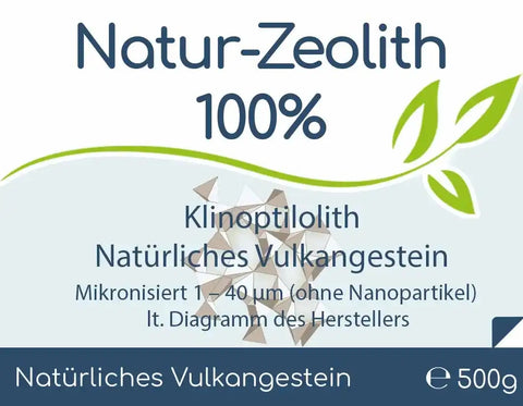 Natur-Zeolith (100%) - Klinoptilolith - 500g - VITALOVE - Naturprodukte