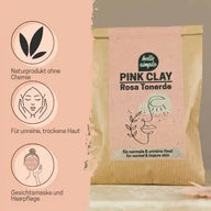 Gesichtsmaske rosa Tonerde - VITALOVE - Naturprodukte