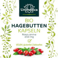 Bio Hagebutten - 650 mg - 150 Kapseln - VITALOVE - Naturprodukte