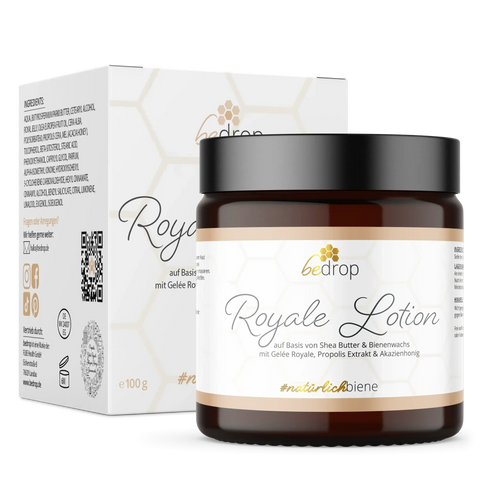 Royale Lotion Bodylotion mit Gelée Royale, Sheabutter und Akazienhonig - 100g - VITALOVE - Naturprodukte