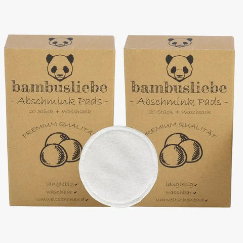 Waschbare Abschminkpads - VITALOVE - Naturprodukte